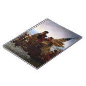 Carnet Washington traversant le Delaware Art (Côté gauche)