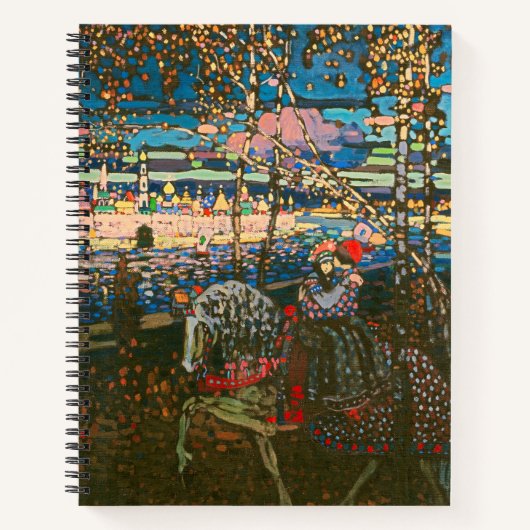 Carnet Wassily Kandinsky Le Couple à Cheval Art Russe (Devant)