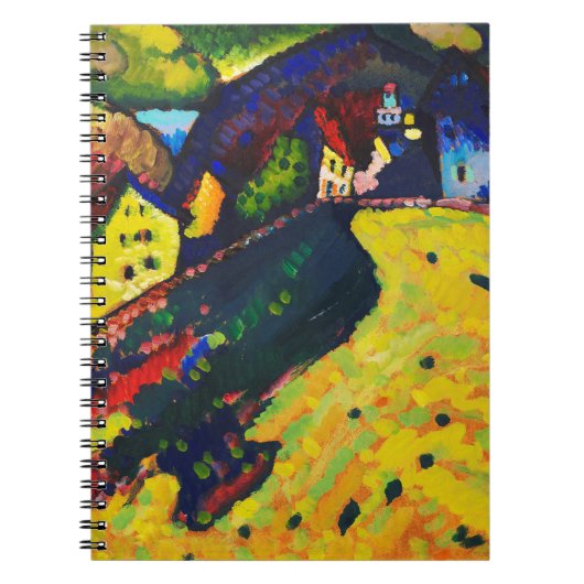 Carnet Wassily Kandinsky. Maisons à Murnau. Expressionnis (Devant)