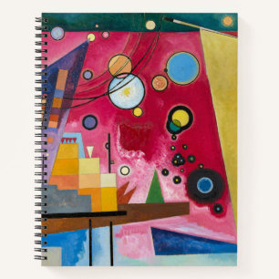 Carnet Wassily Kandinsky Schweres Rot 1924 Art Abstrait