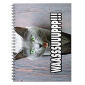 Carnet WASSUP - Mème de chat (Devant)