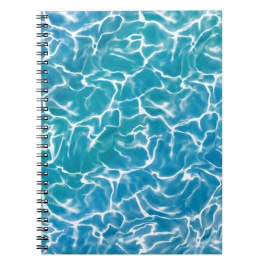 Carnet Water bleu (Devant)