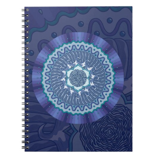 Carnet Water Mandala (Devant)