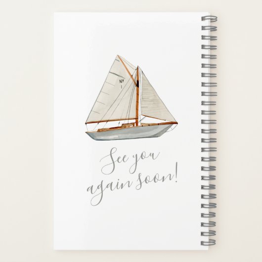 Carnet Waterboat Beach House (Verso)