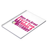 Carnet Waterboy Volleyball en rose (Côté gauche)