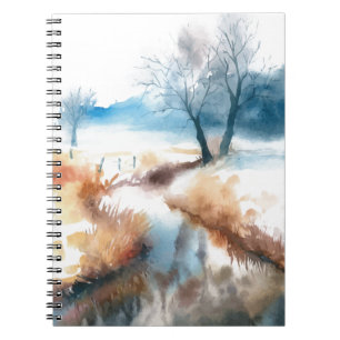 Carnet Watercolor art campagne