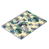 Carnet Watercolor Cats in a Garden (Côté gauche)