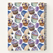 Carnet Watercolor cupcakes (Dos)