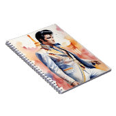 Carnet watercolor elvis presley (Côté Droit)