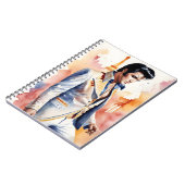 Carnet watercolor elvis presley (Côté gauche)