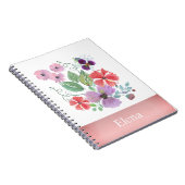 Carnet Watercolor flowers (Côté Droit)