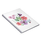 Carnet Watercolor flowers (Côté Droit)