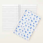 Carnet Watercolor Insect Blue (À l'intérieur)