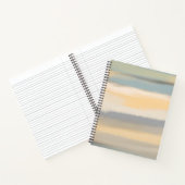 Carnet Watercolor muted landscape abstract painting (Intérieur)