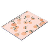 Carnet Watercolor orange fruits seamless pattern (Côté gauche)