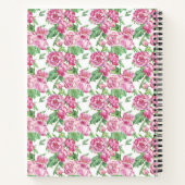 Carnet Watercolor peony (Dos)