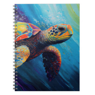 Carnet Watercolor Sea Turtle Notebook
