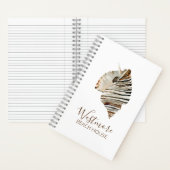 Carnet Watercolor Seashell Beach House (À l'intérieur)