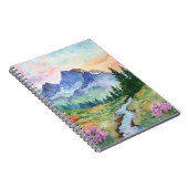 Carnet Watercolor Summer Mountain (Côté Droit)