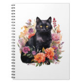 Carnet Watercolour Black Cat (Devant)