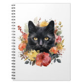 Carnet Watercolour Black Cat (Devant)
