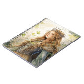 Carnet Watercolour Forest Princess (Côté gauche)