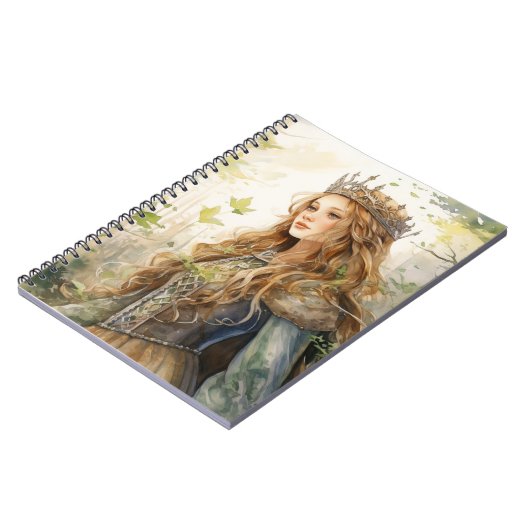 Carnet Watercolour Forest Princess (Côté gauche)