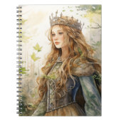 Carnet Watercolour Forest Princess (Devant)