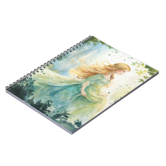 Carnet Watercolour Forest Princess (Côté gauche)