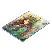 Carnet Watercolour Forest Princess (Côté gauche)