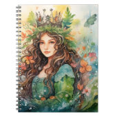 Carnet Watercolour Forest Princess (Devant)