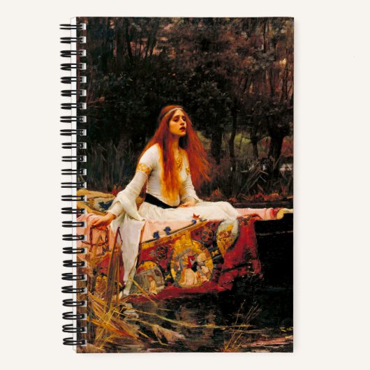 Carnet Waterhouse Lady of Shalott (Recto)