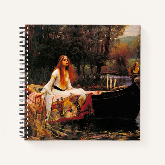 Carnet Waterhouse Lady of Shalott (Devant)