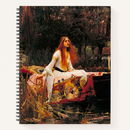 Carnet Waterhouse Lady of Shalott (Devant)