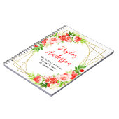 Carnet Watermelon and Pomegranate Baby Birth Stats (Côté gauche)