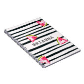 Carnet Watermelon et Black Stripe Summer Chic (Côté Droit)
