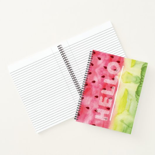 Carnet Watermelon Hello Fun Summer design (Intérieur)