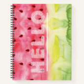 Carnet Watermelon Hello Fun Summer design (Devant)