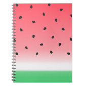 Carnet Watermelon Ombre Stripes (Devant)