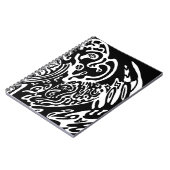 Carnet "Wave Creature" B&W Art abstrait (Côté gauche)