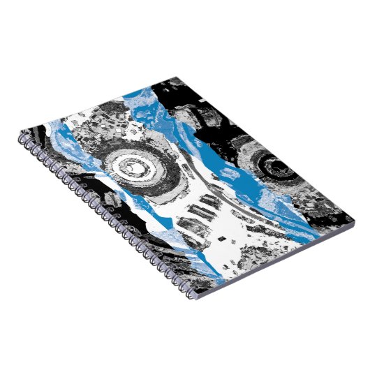 Carnet Wave Mechanism – Custom Spiral Photo Notebook (8.5 (Côté Droit)