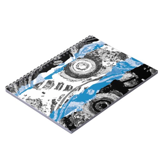 Carnet Wave Mechanism – Custom Spiral Photo Notebook (8.5 (Côté gauche)