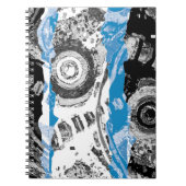 Carnet Wave Mechanism – Custom Spiral Photo Notebook (8.5 (Devant)