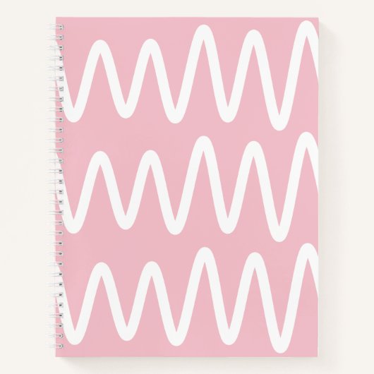 Carnet Wave No. 3 - Notebook (Ballet Pink) (Devant)