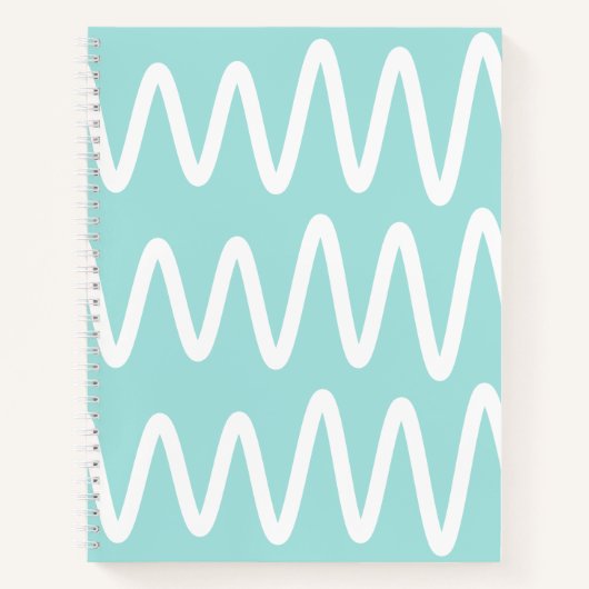 Carnet Wave No. 3 - Notebook (Mint) (Devant)