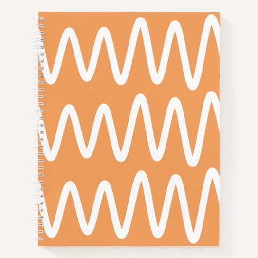 Carnet Wave No. 3 - Notebook (Terracotta) (Devant)