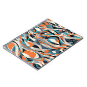 Carnet Waves Abstrait - Moderne et Dynamique (Côté gauche)