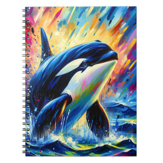 Carnet Waves of Color Orca – Abstract Ocean Energy