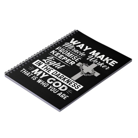 Carnet Waymaker Miracle Worker Promesse Keeper Lumière Jé (Côté gauche)