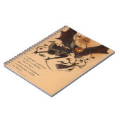 Carnet Web Halloween Samhain Fairy Owl Spider (Côté gauche)